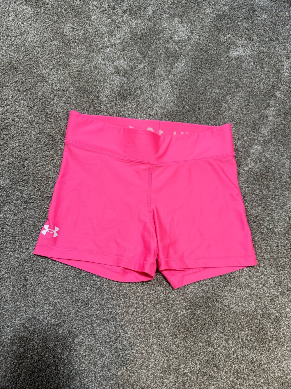 Under Armour Women's Bright Pink Training Bike Shorts